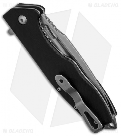 Boker Plus Caracal Flipper Liner Lock Knife Black G-10 (3.5" Stonewash) 01BO771