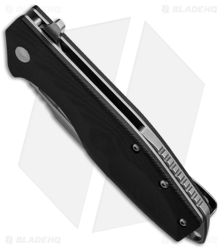 Boker Plus Caracal Flipper Liner Lock Knife Black G-10 (3.5" Stonewash) 01BO771