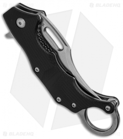 Boker Plus Wildcat Karambit Liner Lock Flipper Knife Black (2.8" Satin) 01BO772