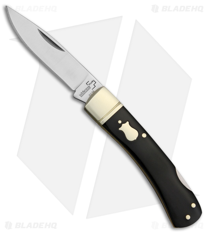 Boker Plus BK Lockback Knife Black Synthetic (3" Satin) 01BO250B