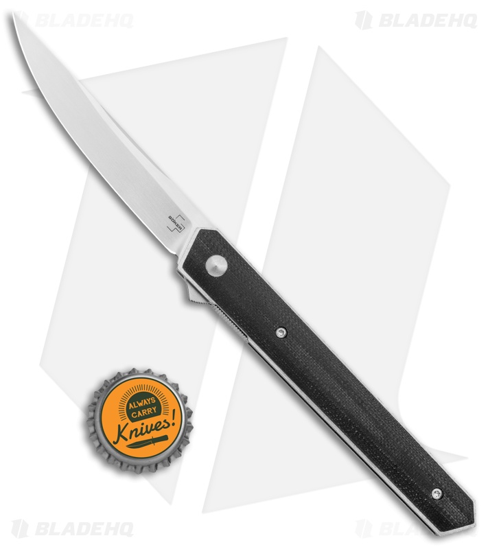 Boker Plus Kwaiken Air Liner Lock Knife Black G-10 (3.5" Satin) 