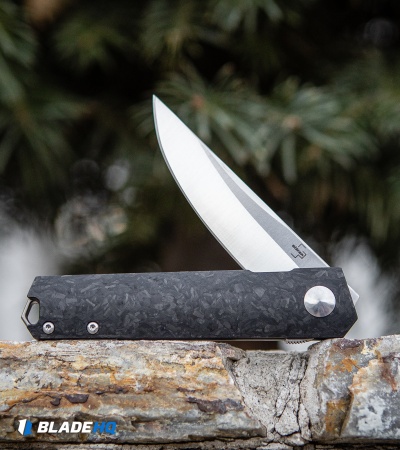 Boker Plus Kwaiken Compact Flipper Knife Marble Carbon Fiber (3" Satin) 01BO231