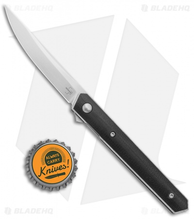 Boker Plus Kwaiken Air Mini Liner Lock Knife Black G-10 (3" Satin) 01BO324