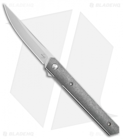 Boker Plus Kwaiken Air Mini Liner Lock Knife Gray Titanium (3" VG-10) 01BO326