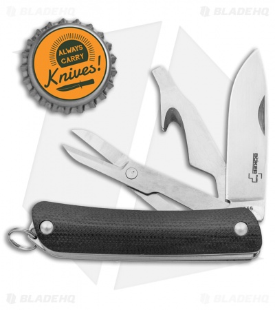 Boker Plus Mini Tech Tool 4 Multi Tool Black G10 (5-in-1)