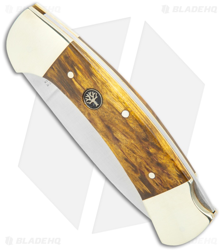 Boker 3000 Lockback Knife Curly Birch (3.4"  Satin) 117100
