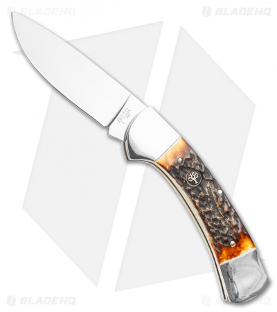 Boker Stag Hunter Lockback Pocket Knife (3.4" Polished) 114000