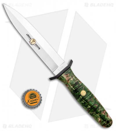 Boker Applegate 150th Anniversary Fixed Blade Knife Curly Birch (6" Satin) 