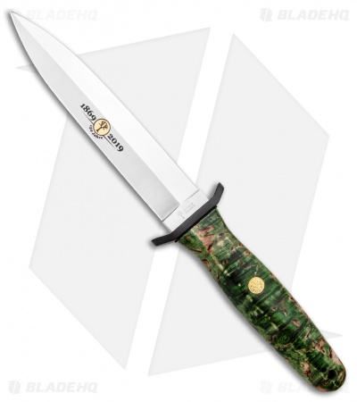 Boker Applegate 150th Anniversary Fixed Blade Knife Curly Birch (6" Satin) 