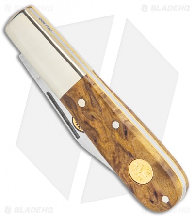 Boker Barlow 150th Anniversary Series Pocket Knife 3.25" Curly Birch Wood 115941