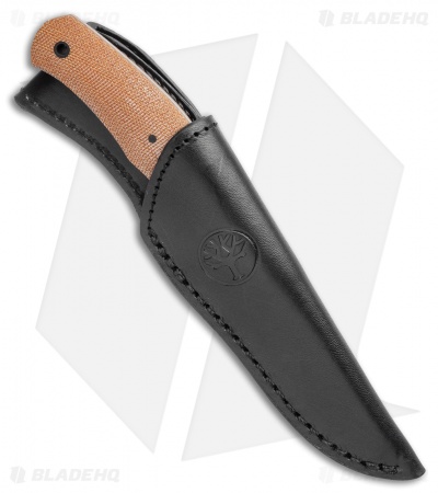 Boker Boxer Fixed Blade Knife Natural Canvas Micarta (3.3" SW) 120503