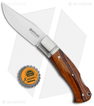 Boker Boxer Lockback Knife Desert Ironwood (3.1" Satin) 111025