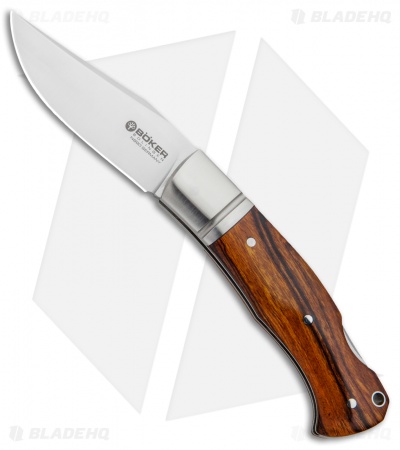 Boker Boxer Lockback Knife Desert Ironwood (3.1" Satin) 111025
