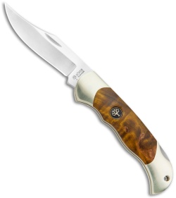 Boker Stiletto Knife Sicilian Olive Wood Handle - Magnum 01mb279 - Retten  supervivencia 