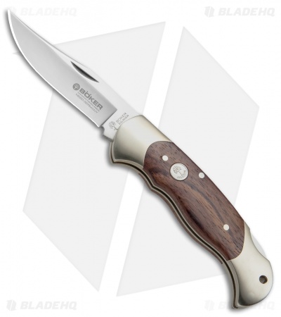 Boker Classic Pocket Knife w/ Rosewood (3.125" Satin Plain) 112002