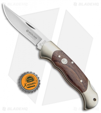 Boker Classic Pocket Knife w/ Rosewood (3.125" Satin Plain) 112002