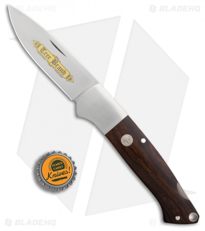 Boker Davis Classic Gold Lockback Knife Desert Ironwood (3.5" Satin) 114624
