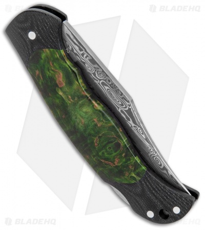 Boker Junior Scout Lightweight Damascus Green Curly Birch (2.75" Damascus)