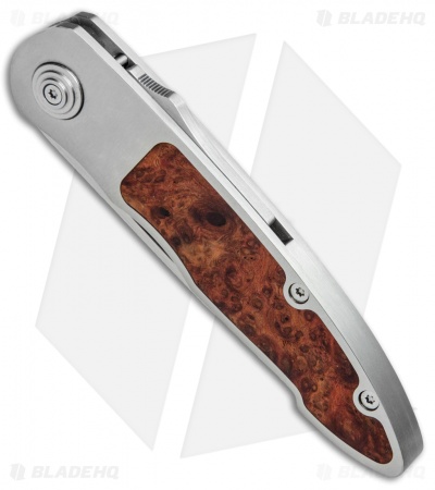 Boker Merlin 1674 Merlin Gentleman's Knife Amboina Root Wood (2.8" Satin) 111621
