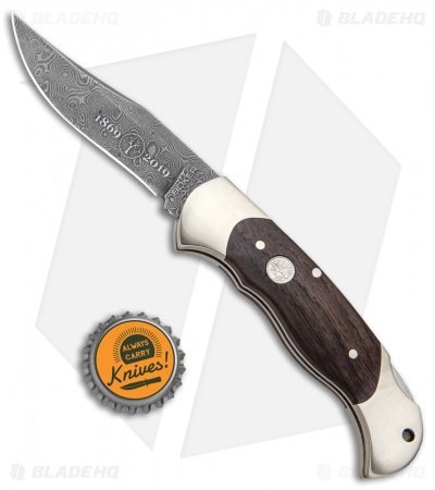 Boker Scout 150th Anniversary Damascus Series Lockback Knife (4.1" Satin)