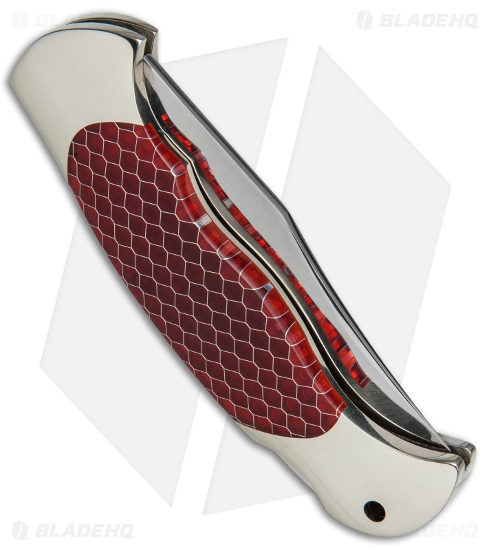 Boker Scout Lockback Knife Red Honeycomb (3.125" Polish)