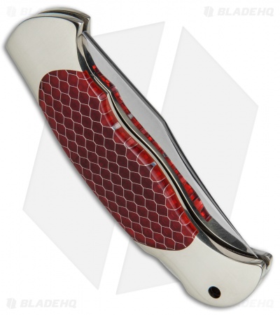 Boker Scout Lockback Knife Red Honeycomb (3.125" Polish)