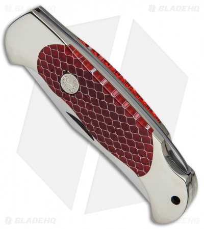 Boker Scout Lockback Knife Red Honeycomb (3.125" Polish)
