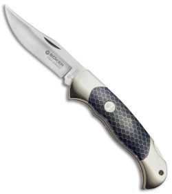 Boker Scout Lockback Knife Blue Honeycomb (3.125" Satin) 112503