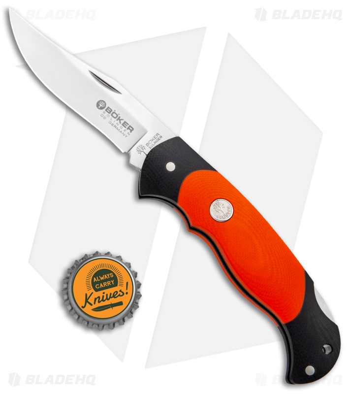 Boker Scout Lightweight Lockback Knife Orange G-10 (3.1" Satin) 112087