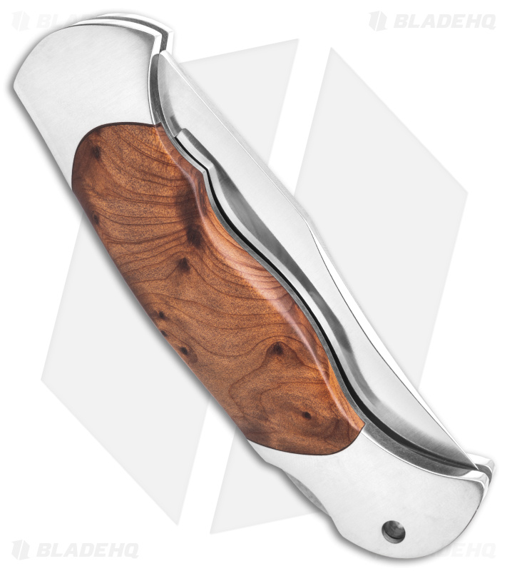 Boker Scout Lockback Pocket Knife Thuya Wood (3.125" Satin) 112002TH