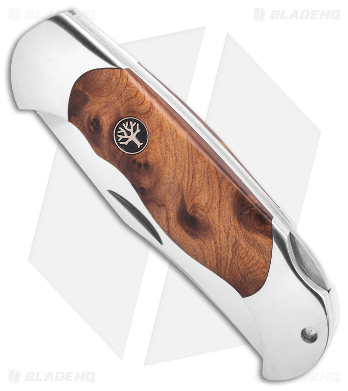 Boker Scout Lockback Pocket Knife Thuya Wood (3.125" Satin) 112002TH