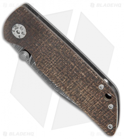 Boker Sherman Damascus Frame Lock Knife Micarta (3" Damascus) 110662DAM