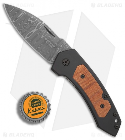 Boker Special Run Solo II Anso Folding Knife Maple (2.95" Damascus) 110634DAM