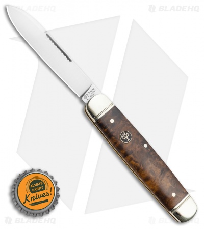 Boker Cattle Knife 4.5" Pocket Knife Curly Birch