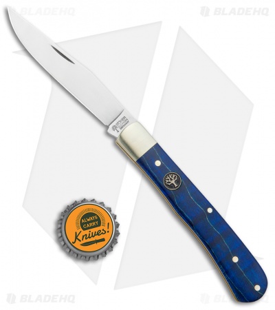 Boker Trapper Uno Curly Maple Slip Joint Quilted Maple (3.35" Satin)