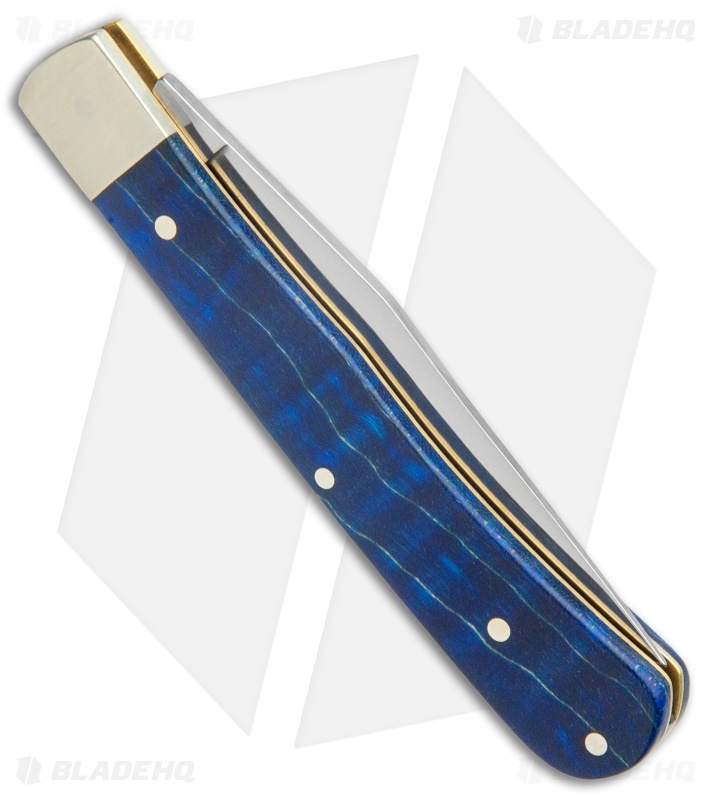 Boker Trapper Uno Curly Maple Slip Joint Quilted Maple (3.35" Satin)