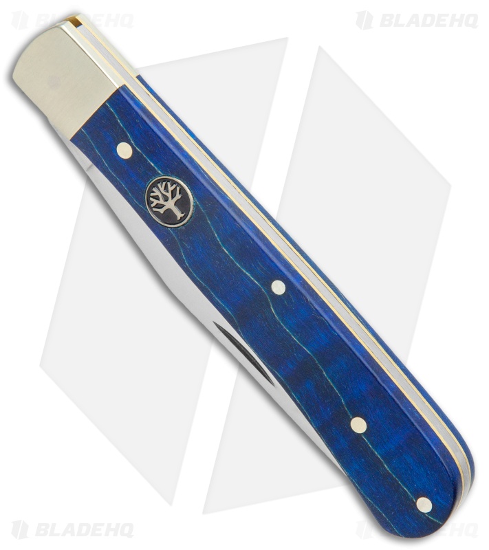 Boker Trapper Uno Curly Maple Slip Joint Quilted Maple (3.35" Satin)