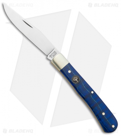Boker Trapper Uno Curly Maple Slip Joint Quilted Maple (3.35" Satin)