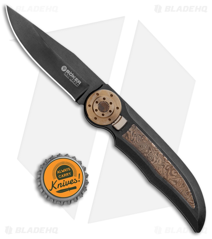 Boker Tucan Eclipse Special Run Manual Knife Ti/Damascus (3" PVD) 112652