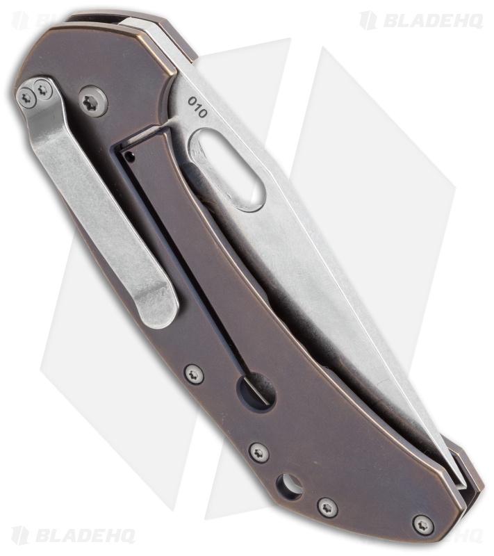Boker Aurora Frame Lock Knife Titanium (3.25" Stonewash) 112629