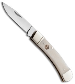 boker gentleman s lockback knife white bone 2 75 satin 110250wb