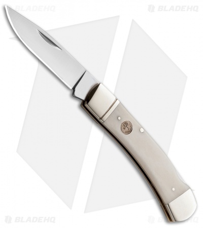 Boker Gentleman's Lockback Knife White Bone (2.75" Satin) 110250WB