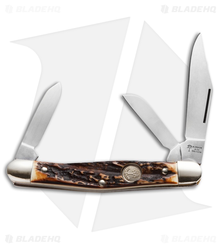 Boker Medium Stockman Knife 3.25" Stag 117588HH