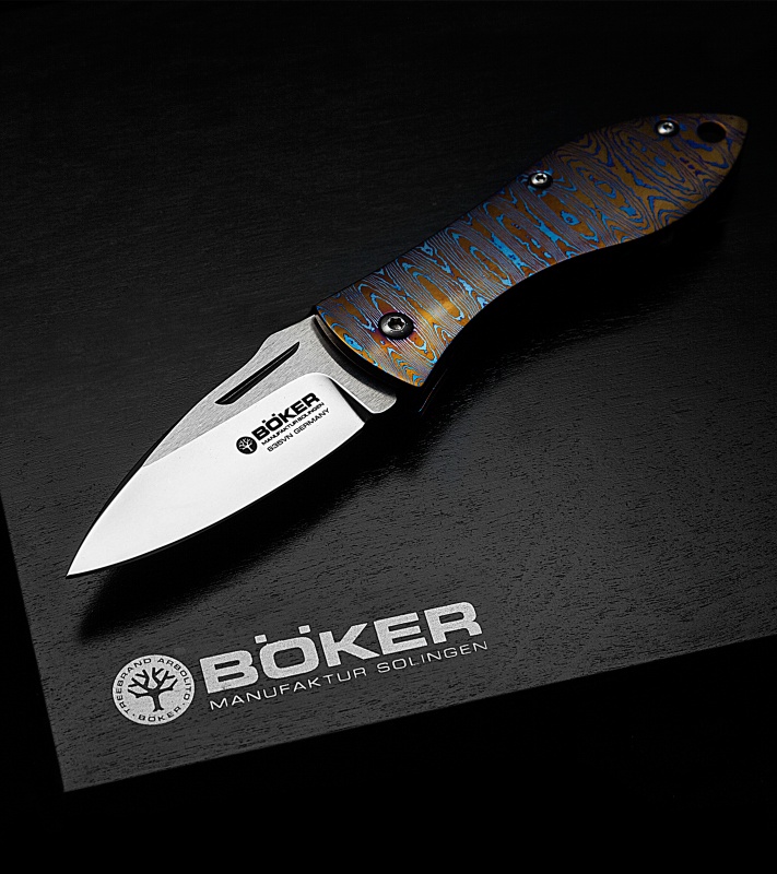 Boker Thorn Special Run Mokuti Frame Lock Knife (2.6" Satin) 113210