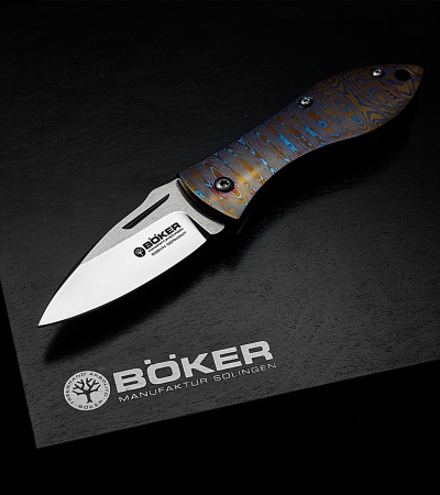 Boker Thorn Special Run Mokuti Frame Lock Knife (2.6" Satin) 113210