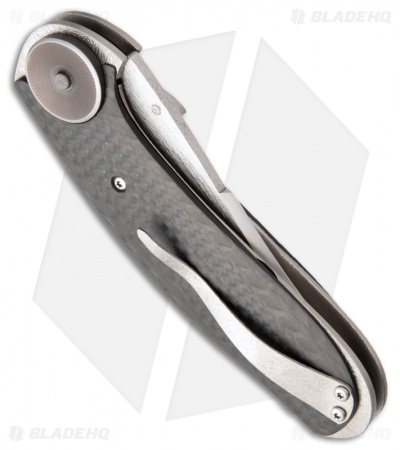 Broadwell Studios Arachnophobia Folder Carbon Fiber Knife (3.75" Satin)