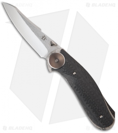 Broadwell Studios Arachnophobia Folder Carbon Fiber Knife (3.75" Satin