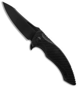 Brous T4 Tanium Design Flipper Knife G10 (4" Blackout)