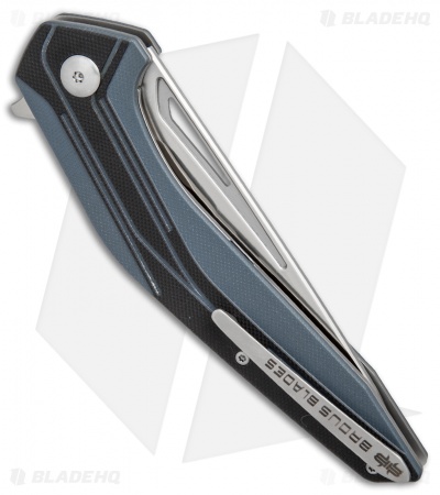 Brous Blades Hardwire Liner Lock Knife Blue/Black G-10 (4.25" Satin)