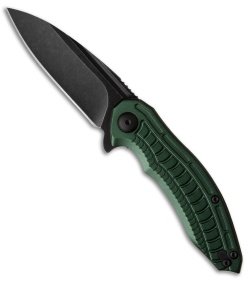 Brous Blades Bionic 2.0 Flipper Knife Green (3" Acid Stonewash)